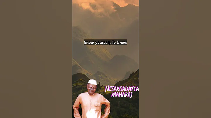 Discovering Inner Self: Insights from Sri Nisargadatta Maharaj