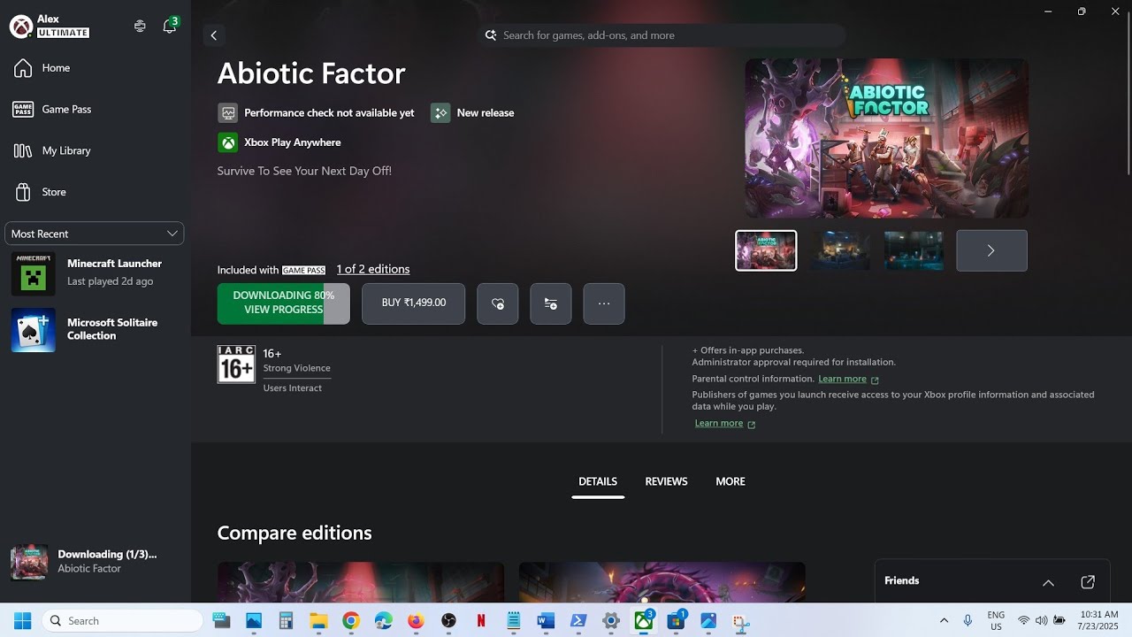 Fix Abiotic Factor Not Installing On Xbox App/Microsoft Store On PC ...