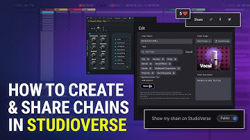 How to Create and Publicly Share Chains in StudioVerse | Waves
