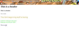 0107 Basic html Link dreamweaver