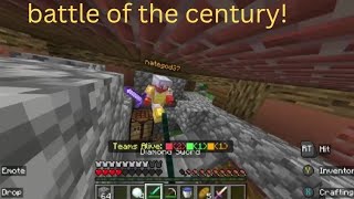 destroying a hacker (Minecraft skywars)
