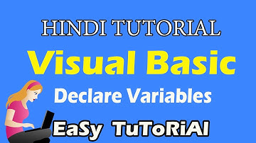 How to Declare Variable in VB Net (Uses Of Datatypes String , Integers ) Visual Basic Tuts.