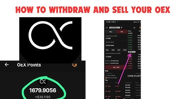 How to withdraw and sell your OEX