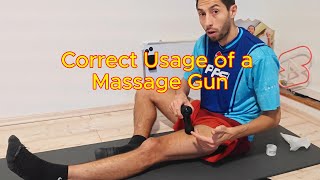 Dont make this Mistakes when using a Massage Gun /How to use a Massage Gun Tutorial