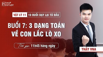 [Vật Lí 11] - Học lại từ đầu - Chương 1 - Buổi 7: 3 dạng toán về con lắc lò xo