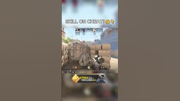 SKILL OR CHEAT?🤔👇 #CS2 #VALVE
