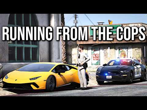 Running from the COPS in the FASTEST CARS in my GTA 5 RP Server