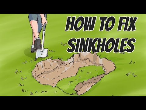 How to Fix Sinkholes