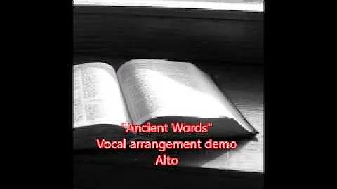 ancient words demo alto