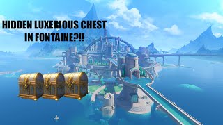Hidden Luxerious Chest In Fontaine? - Genshin Impact