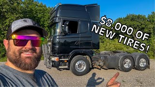 Scania gets Crazy Expensive Tires, This Truck is going to Break me…