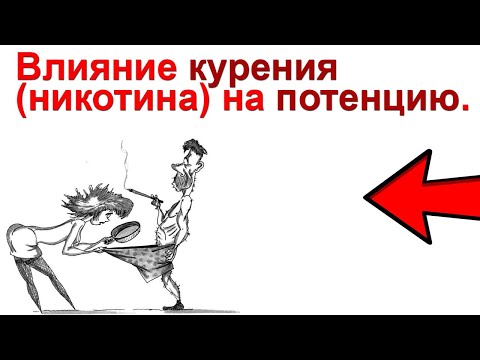 Влияние Курения (никотина) на Потенцию. Как восстановить Эрекцию после Курения?