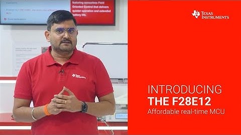 F28E12: Affordable Real-Time Motor Control for Appliances to Industrial Systems