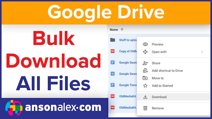 Download Entire Google Drive Folder to Computer