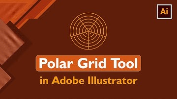 Polar Grid Tool in Adobe Illustrator | Illustrator Tutorial for Beginners | Graphic Design