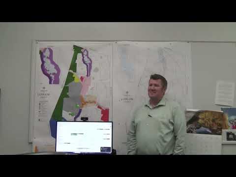 Expeditionary School at Black River- Visit with Ludlow Municipal Manager Brendan McNamara