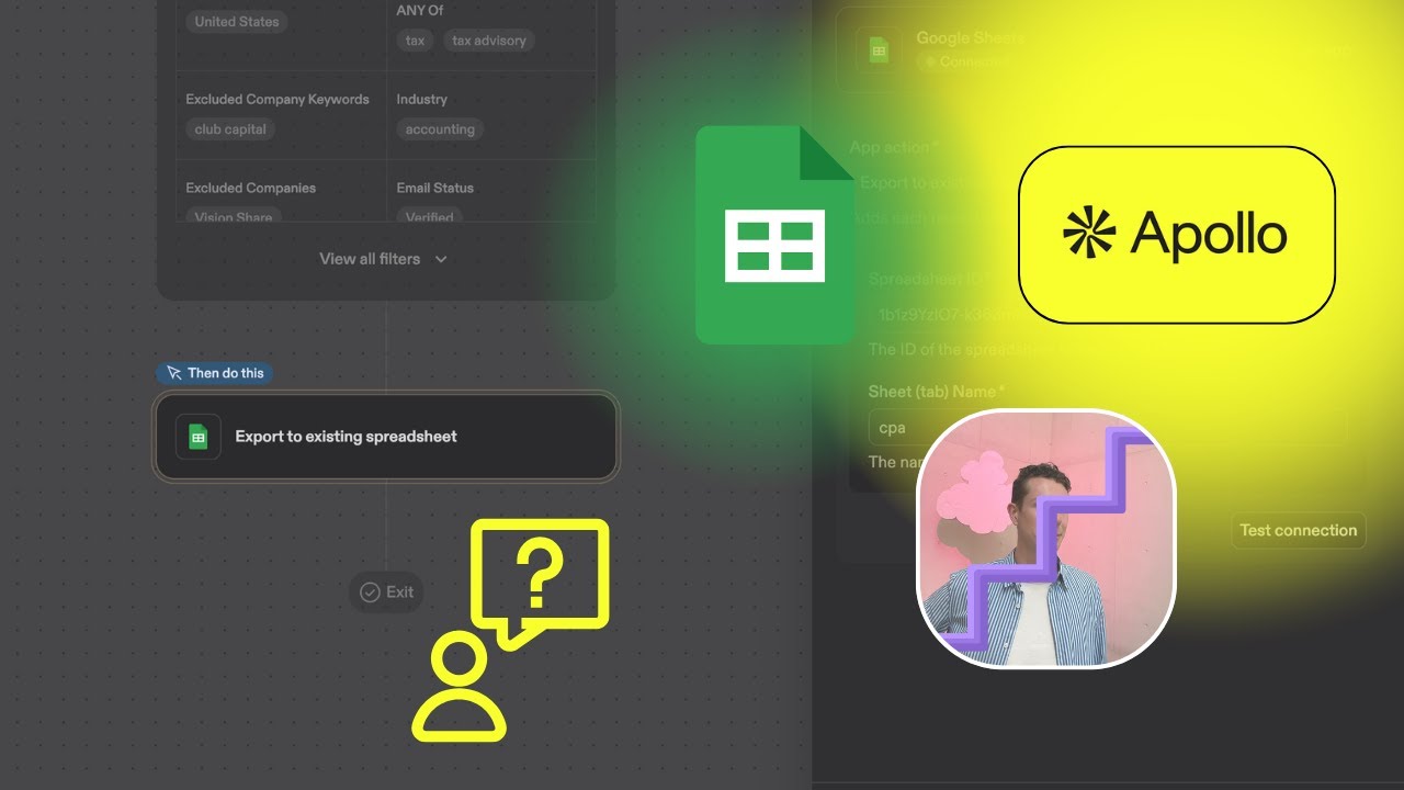 Apollo.io & Google Sheets export integration (missing fields API ...