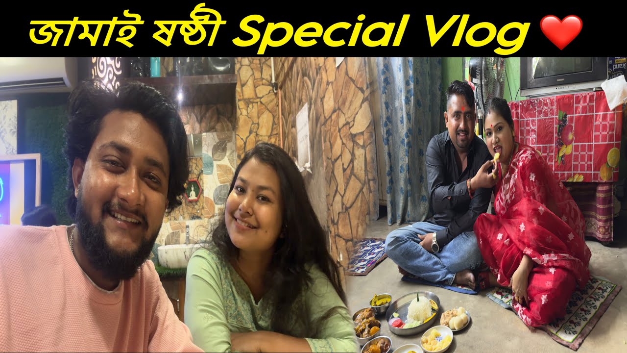 জামাই ষষ্ঠী special 😍 Vlog || Disha  চুল কেটে দেওয়ার পর Reaction || riya diarys ||