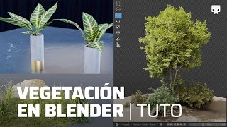 Cómo modelar vegetación | Concept Art in blender