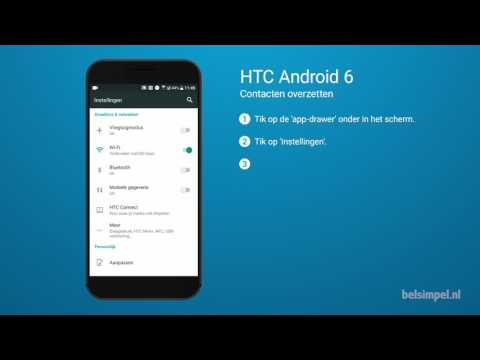 Video: Hoe zet je contacten over van HTC naar computer?