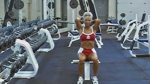 The Stavrou Method Intermediate Phase 2 Day 2 Seated French Press With EZ Curl Bar