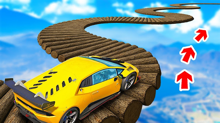 CAN A LAMBO DRIVE OVER A LOG BRIDGE IN GTA 5? - EXPERIMENT IN GTA 5