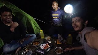 Primitive Technology  Camping And Cooking Chicken In The Wild