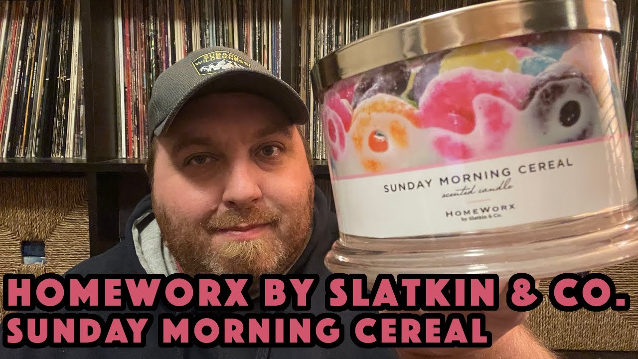 Homeworx by Slatkin & Co. Sunday Morning Cereal Post Burn Review