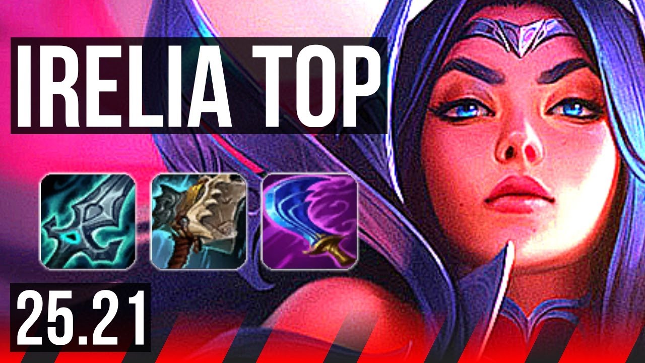 IRELIA vs TEEMO (TOP) | 6 solo kills, 4k comeback | EUW Challenger | 25.21
