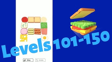 SANDWICH! Game Levels 101-150 Walkthrough
