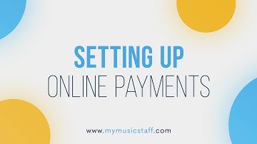 Setting Up Online Payments