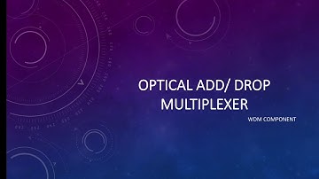 OADM(optical Add/Drop multiplexer)