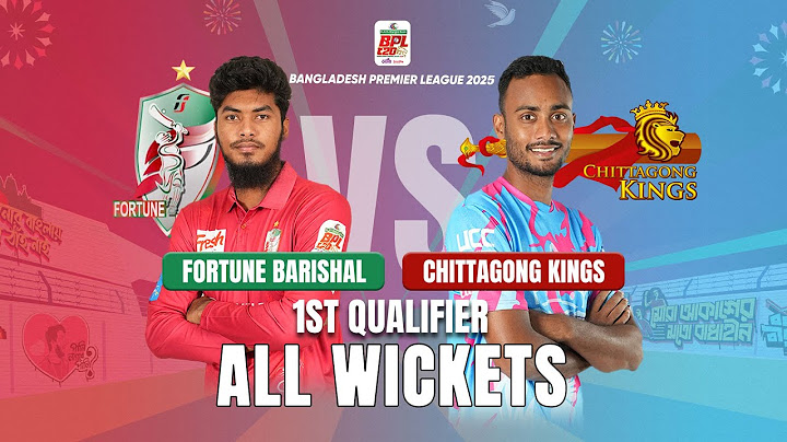 All Wickets || Fortune Barishal vs Chittagong Kings || 1st Qualifier || BPL 2025