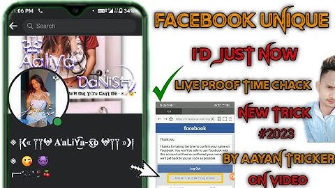 How To Facebook unique Name Account new trick #2023 Just now name accept live proof By Aayan Tricker