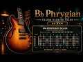 Bb Phrygian Fusion Backing Track - 98 BPM