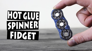 DIY Hot Glue Hand Spinner Fidget Toy DIY Hot Glue Hand Spinner Fidget Toy