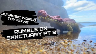 JURASSIC WORLD TOY MOVIE : RUMBLE ON SANCTUARY PART 2