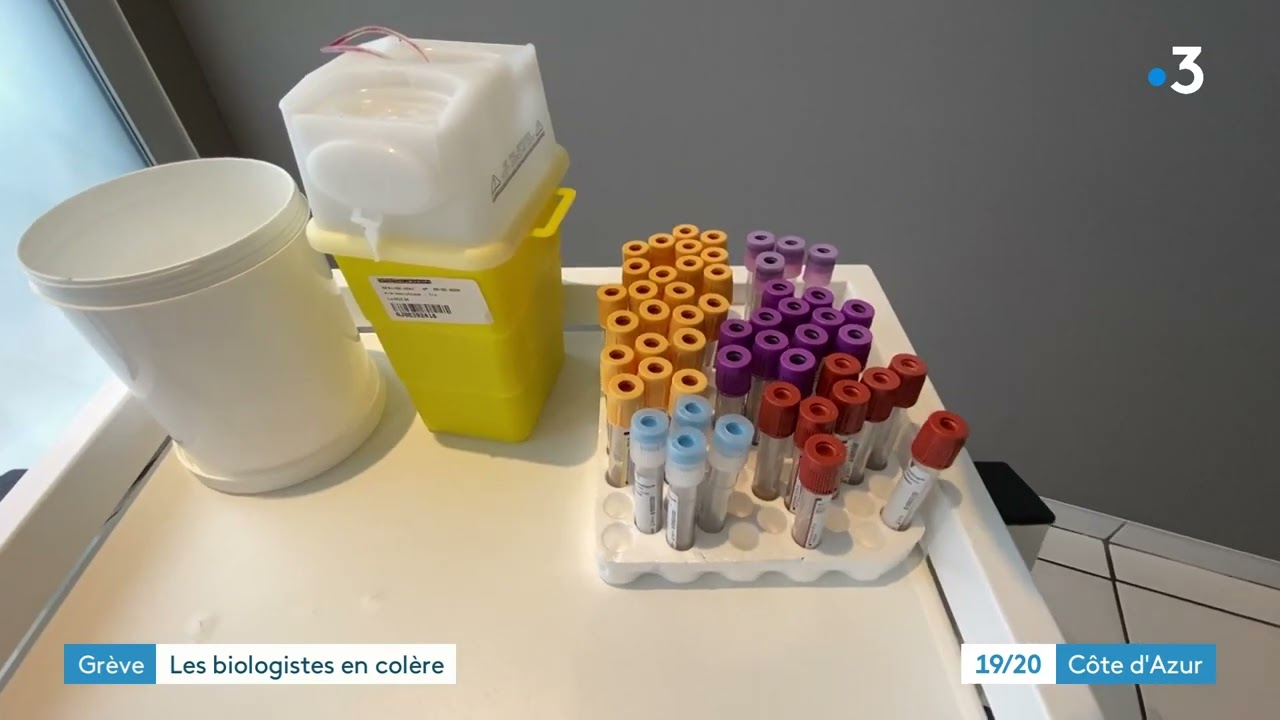 Les laboratoires d'analyses biologiques en grève dans les Alpes-Maritimes