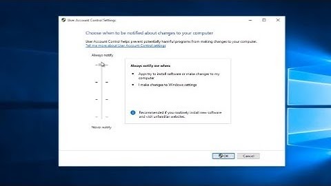 How To Disable User Account Control UAC In Windows 10