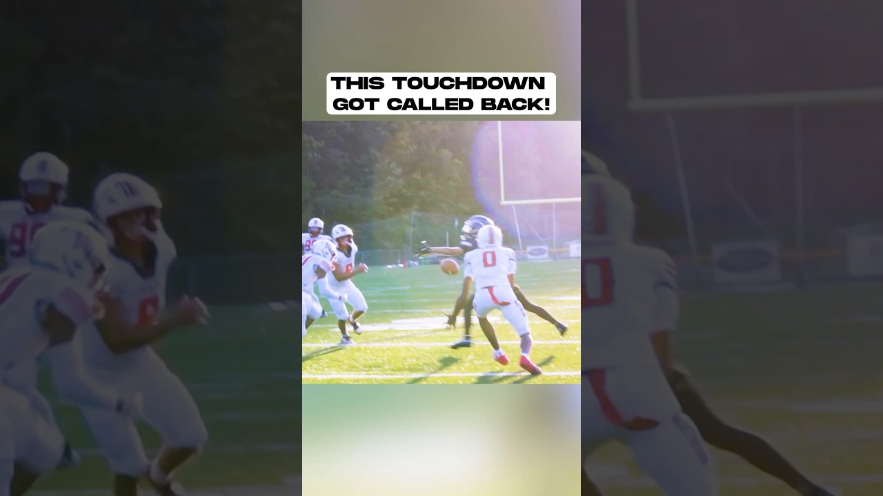 WATCH: They messed up his clip 🤦🏾‍♂️ #highschoolfootball #fridaynightlights #dmvfootball