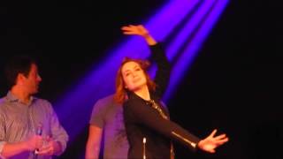 JIB Con 6 - Epic Jensen & Misha Panel - Felicia dancing with Jensen & Misha