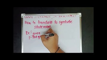 Logic Statements and Quantifiers