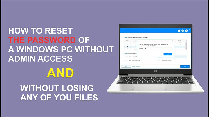 How  To Reset Windows Password Without Admin Access! and without losing any file @Programmers100p