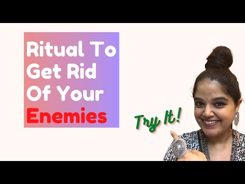 Video: How To Get Rid Of Enemies