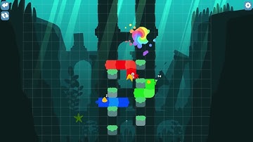 Snakebird - Complete | Walkthrough - Level 16