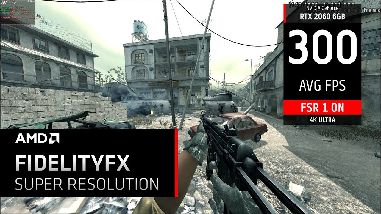 Call of Duty 4 - CoD4QOL FSR 1 4K Benchmark