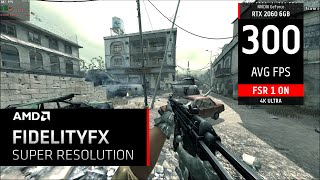 Call of Duty 4 - CoD4QOL FSR 1 4K Benchmark