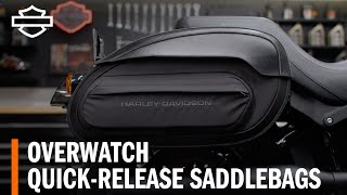 Harley-Davidson Overwatch Quick-Release Saddlebags