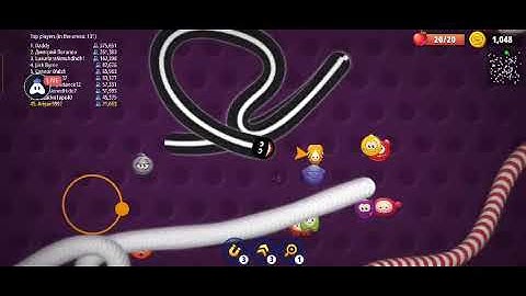 Wormszone.io live stream biggest worms hunting part (16) || Android / ios gameplay Walkthrough