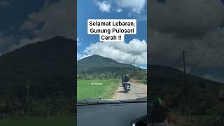 View Gunung Pulosari Saat Lebaran Dari Desa Sinarjaya Mandalawangi  Pandeglang  Banten pandeglang